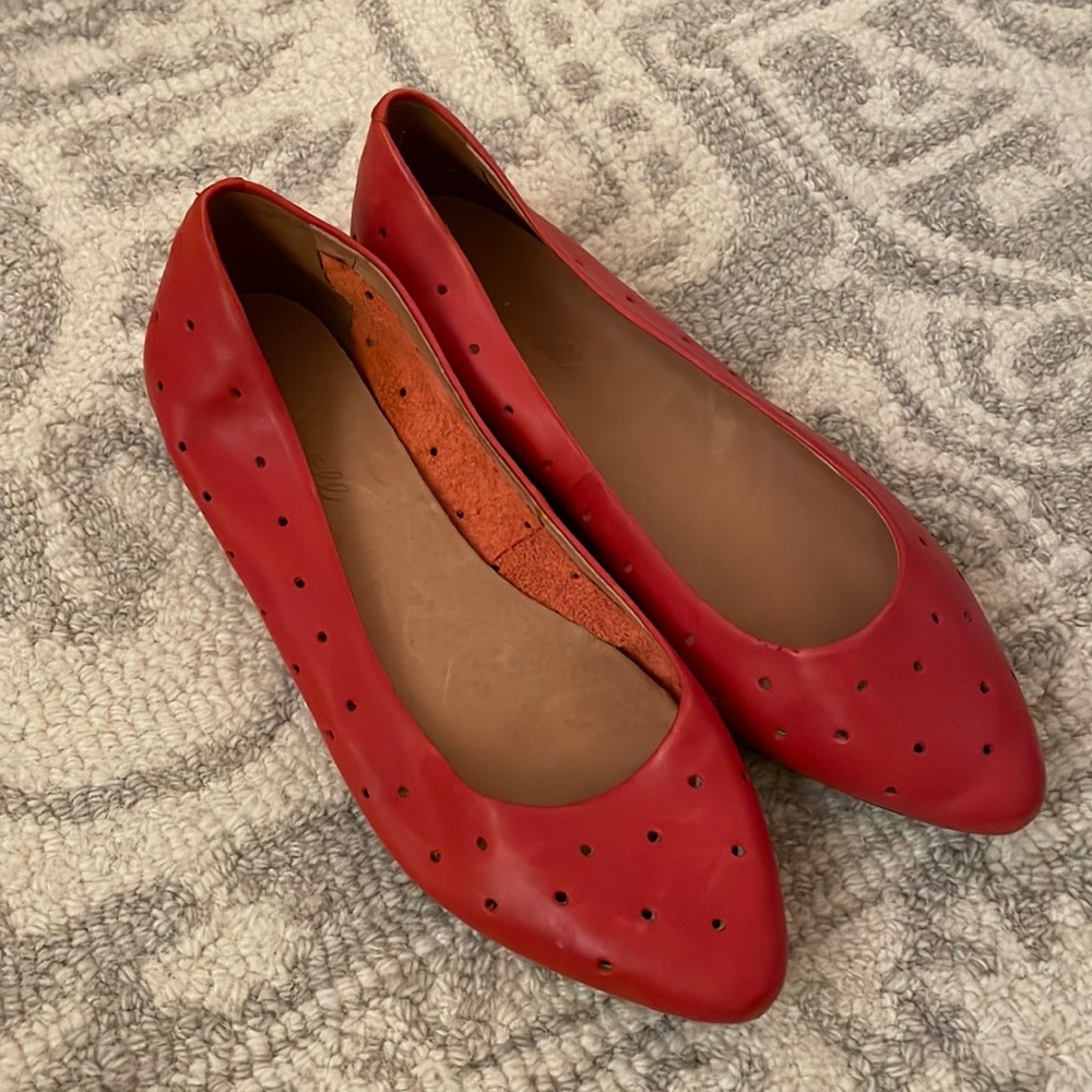 Madewell Red Flats